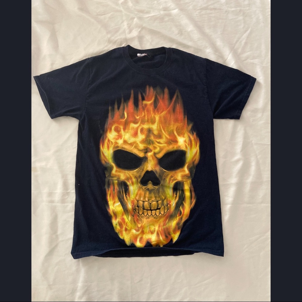 Flaming Skull Shirt